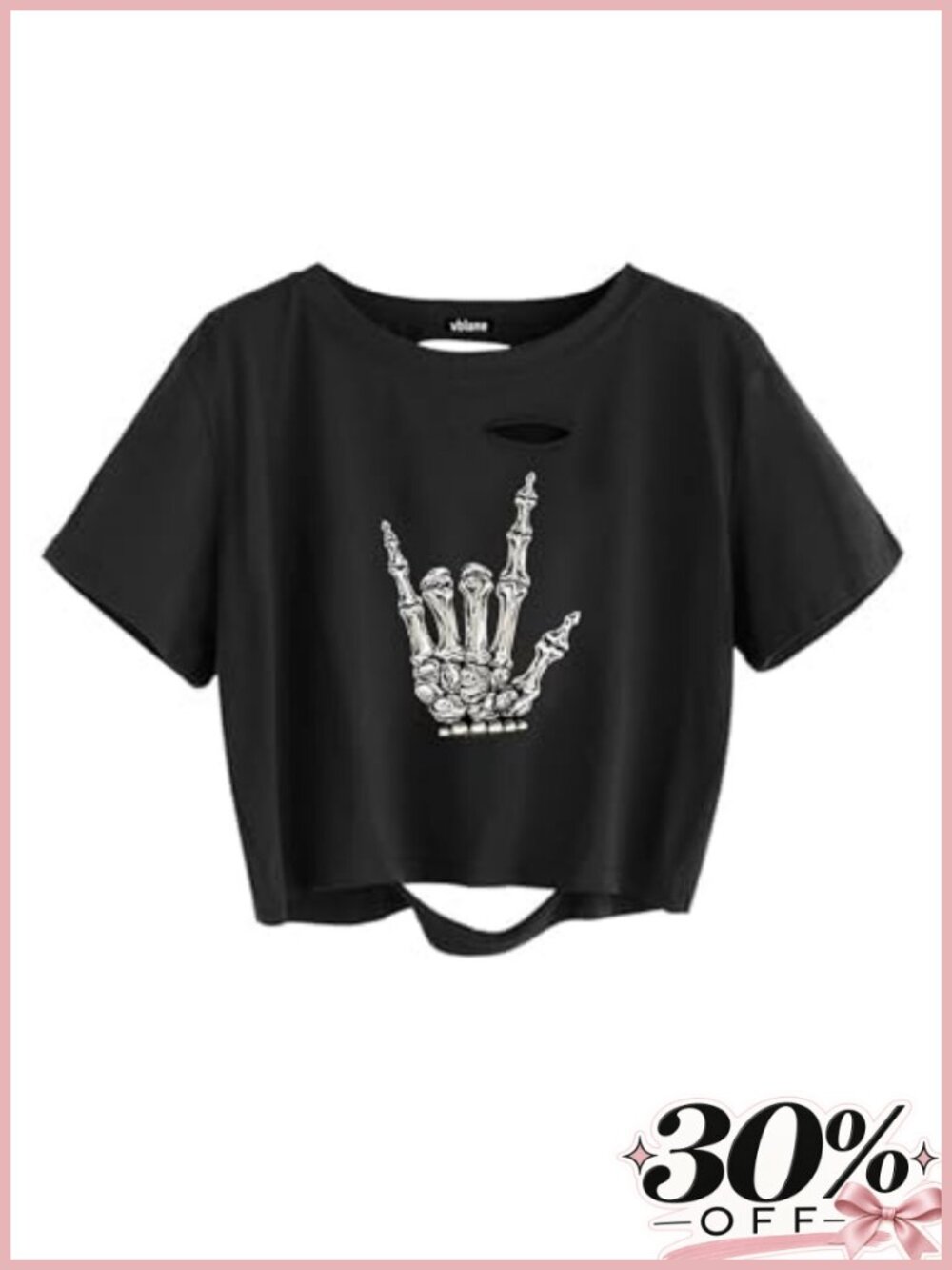 Women's Oversized Crop Graphic Tee Distressed Vintage Boxy Short Sleeve T-Shirt